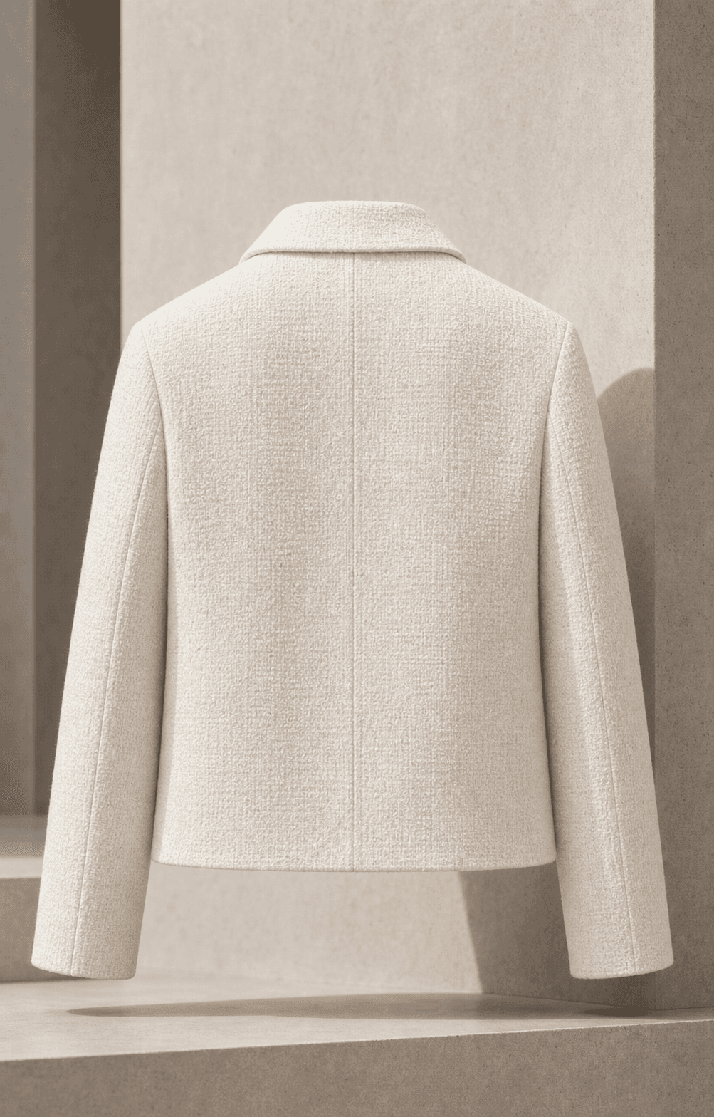 Back view of the Ivory Pennicella Jacket